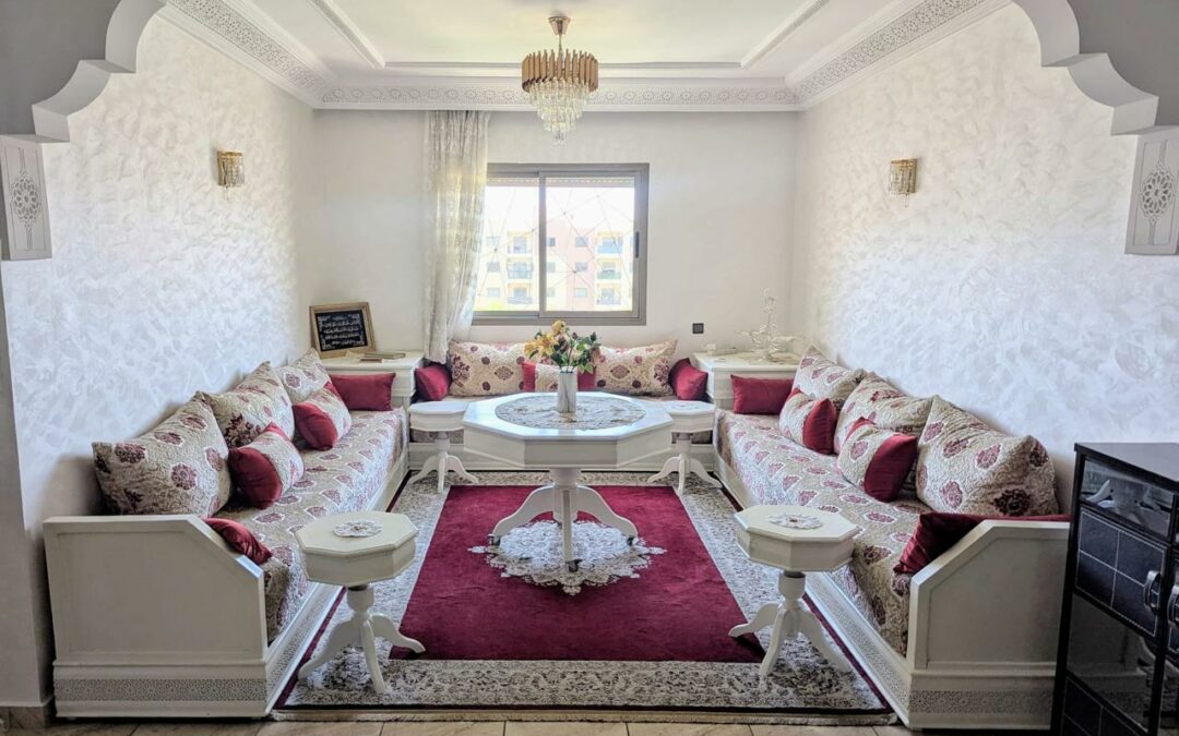 *Appartement meublé 102m2 à route d&rsquo;Essaouira (Marrakech)