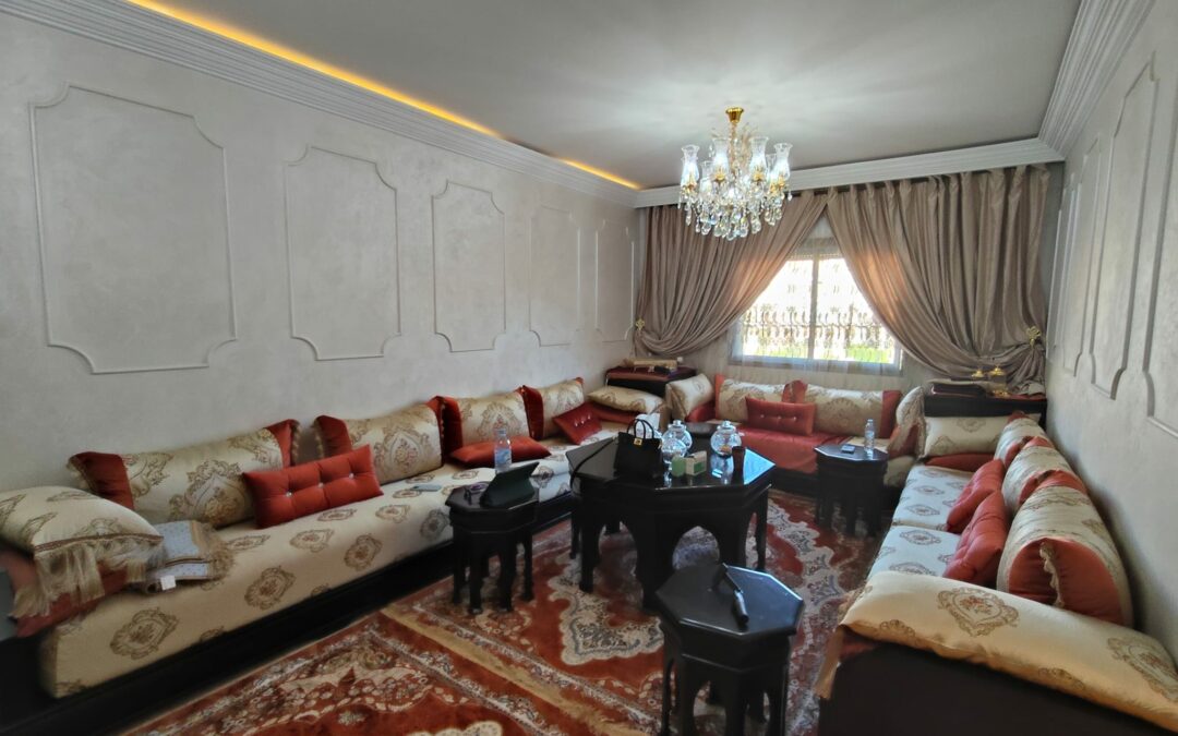 *Appartement 3 chambres vide à route d&rsquo;Essaouira (Marrakech)