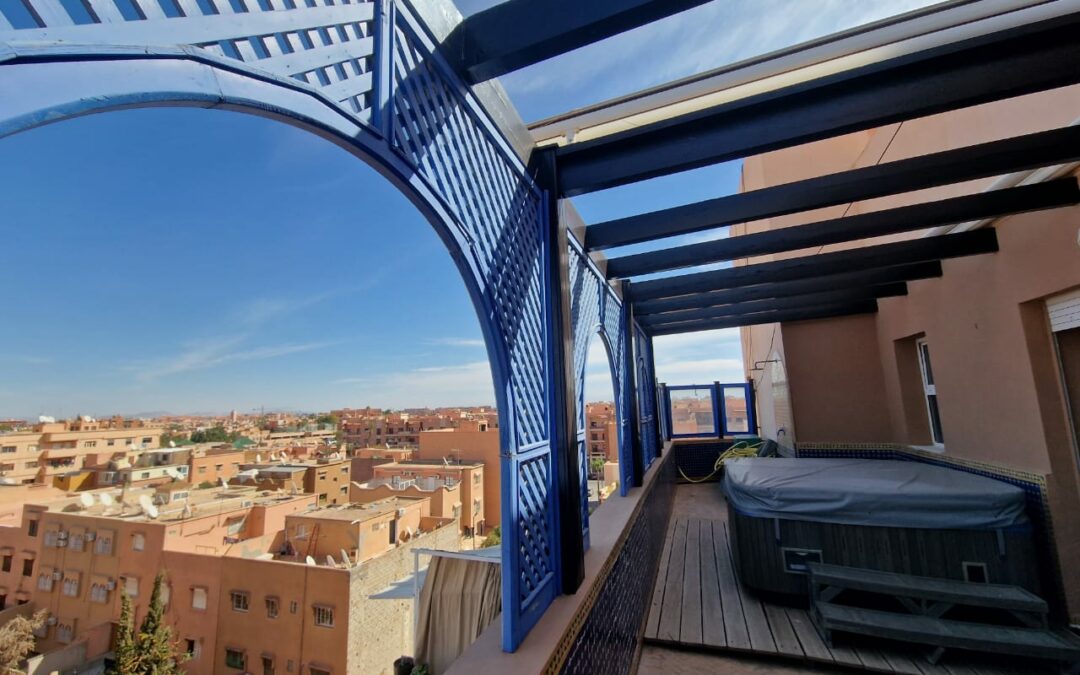 Appartement spacieux 3 chambres à Semlalia (Marrakech)