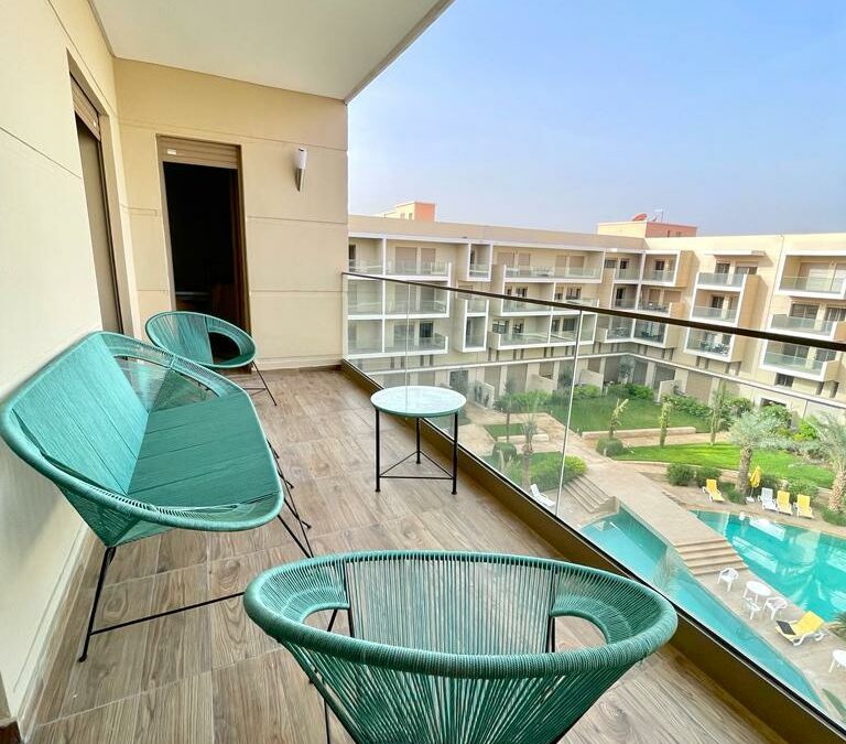 Appartement meublé 2 chambres à route de Casa (Marrakech)