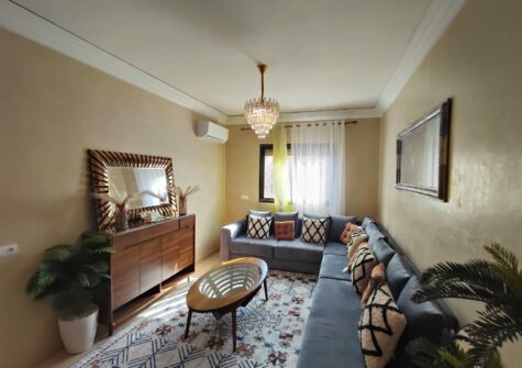 Appartement meublé 2 chambres à Mabrouka (Marrakech)