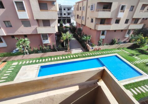 Appartement neuf 3 chambres en résidence avec piscine à Targa (Marrakech)