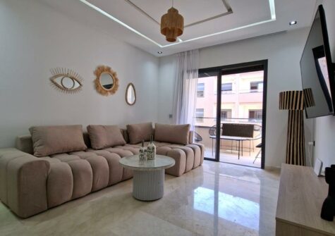 Appartement neuf meublé 2 chambres à Ain Mezzouar à 5min de la gare (Marrakech)