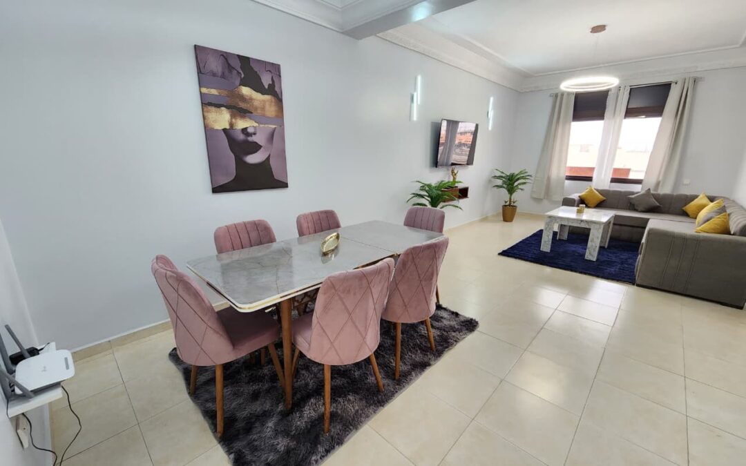 Appartement meublé 2 chambres à côté de l&rsquo;hopital militaire (Marrakech)