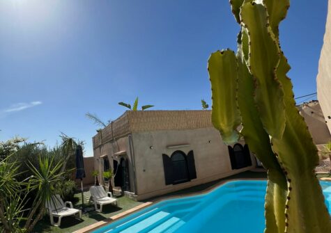 Villa meublée avec piscine (PROJET CLÉ EN MAIN + ACCOMPAGNEMENT) à Route d’Agafay (Marrakech)