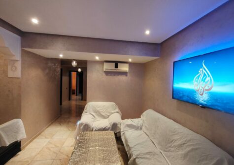 Appartement 3 chambres en résidence sécurisée avec piscine à route d’Essaouira (Marrakech)