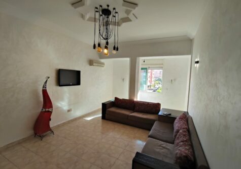 *Appartement meublée 2 chambres dans un immeuble bien placé à Guéliz