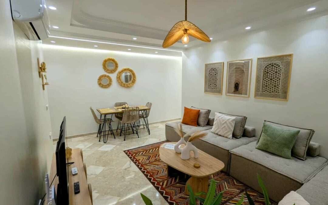 Appartement meublé 2 chambres au coeur de Guéliz