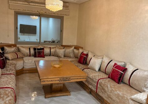 Appartement meublé 2 chambres en résidence avec piscine à Jnane Awrad (route de Casa)