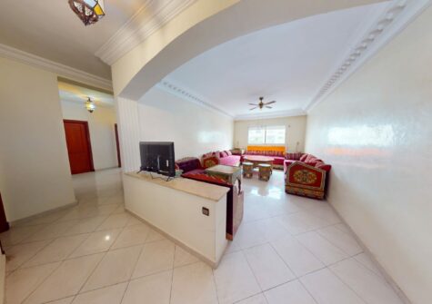 Appartement meublé lumineux 3 chambres en résidence sécurisé à Aida Village