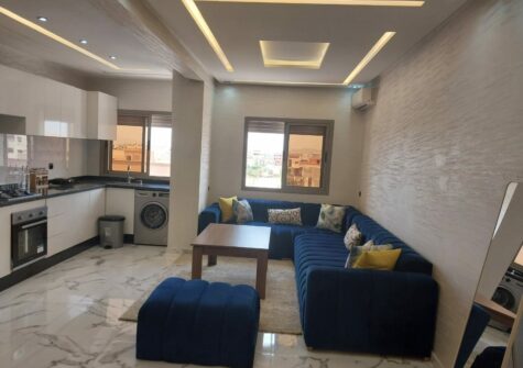 Appartement meublé 2 chambres en immeuble neuf au 2ème étage sans ascenseur à Targa