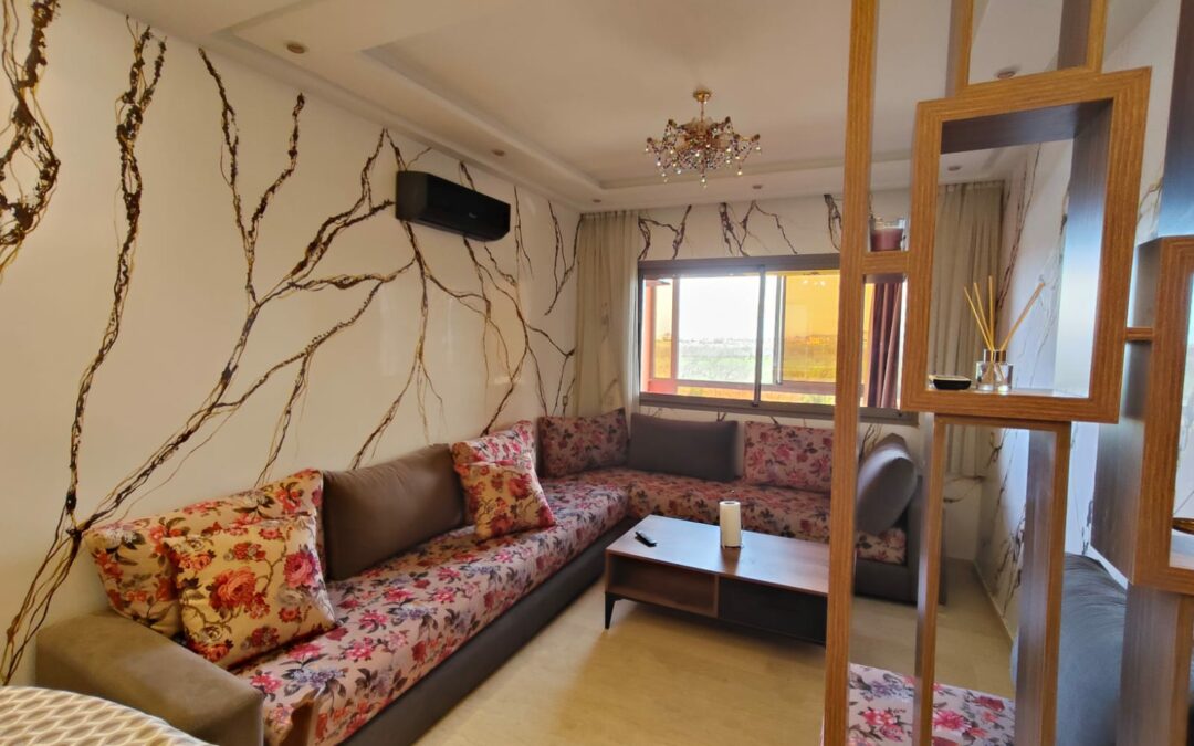 Appartement meublé 2 chambres dans résidence avec piscine à Targa