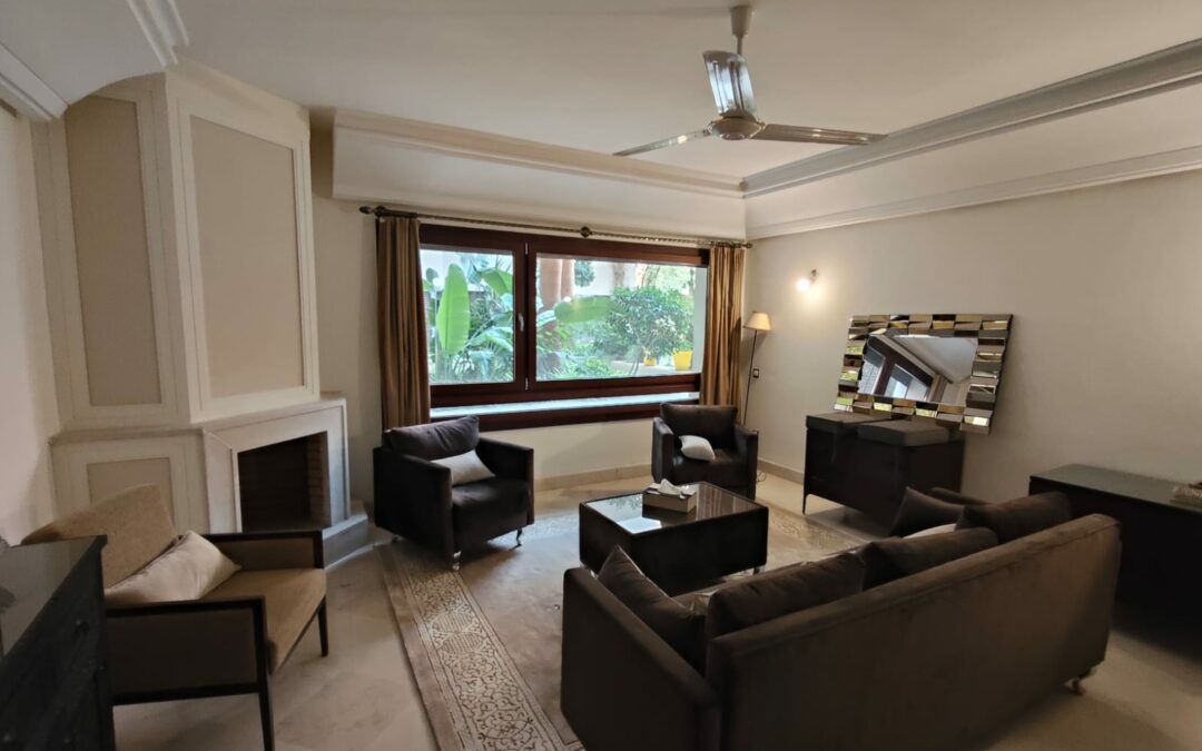 Appartement meublé 2 chambres avec terrasse en résidence avec piscine à Guéliz