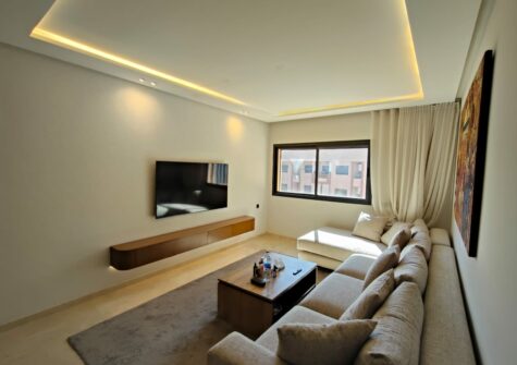 Appartement meublé 2 chambres en résidence sécurisée avec piscine à Semlalia