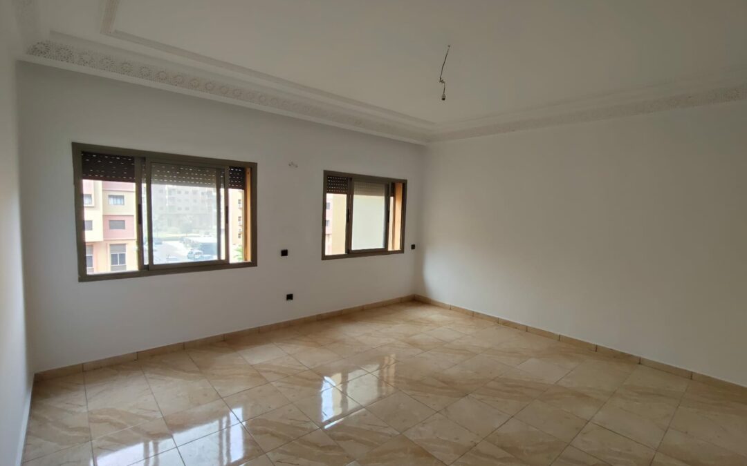 Appartement spacieux et lumineux 3 chambres en résidence avec piscine à route d&rsquo;Essaouira