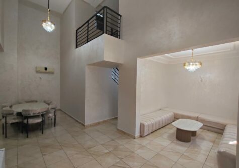 *Duplex semi meublé 3 chambres en résidence avec piscine et jardin à route d&rsquo;Essaouira