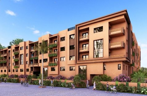 *Studios, Duplex et Appartements en résidence sécurisée avec piscines 1 à 3 chambres de 45m2 à 166m2 à SEMLALIA – Livraison fin 2027 – MARRAKECH