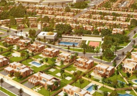 Terrains titrés pour villa jumelée 400m2 à Riad Marrakech sur route Amizmiz km9