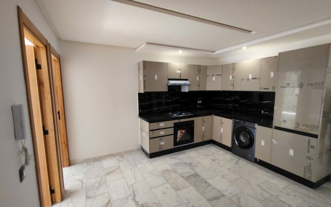 *Appartement 2 chambres en immeuble neuf avec terrasse à Guéliz (proche du carré Eden)