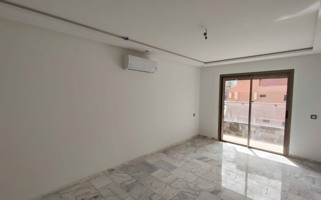 *Appartement 2 chambres en immeuble tout neuf à Guéliz (proche carré Eden)