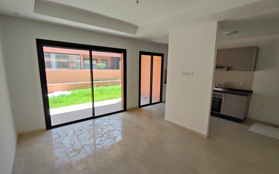 Appartement 2 chambres en rez de jardin en résidence avec piscine à Cherifia Route d&rsquo;Amizmiz