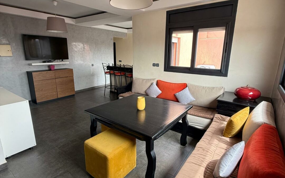 Appartement 3 chambres en immeuble sécurisé à route de Casa (proche Marjane)