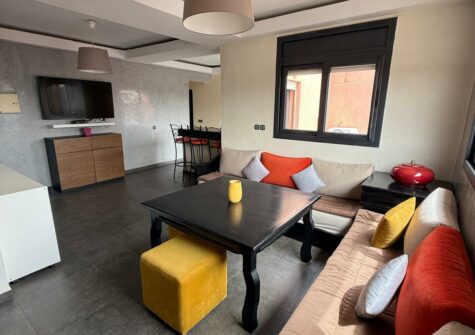 Appartement 3 chambres en immeuble sécurisé à route de Casa (proche Marjane)