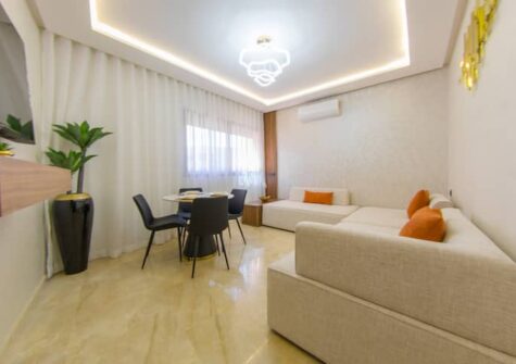 Studio meublé 1 chambre en résidence sécurisée avec piscine à Semlalia