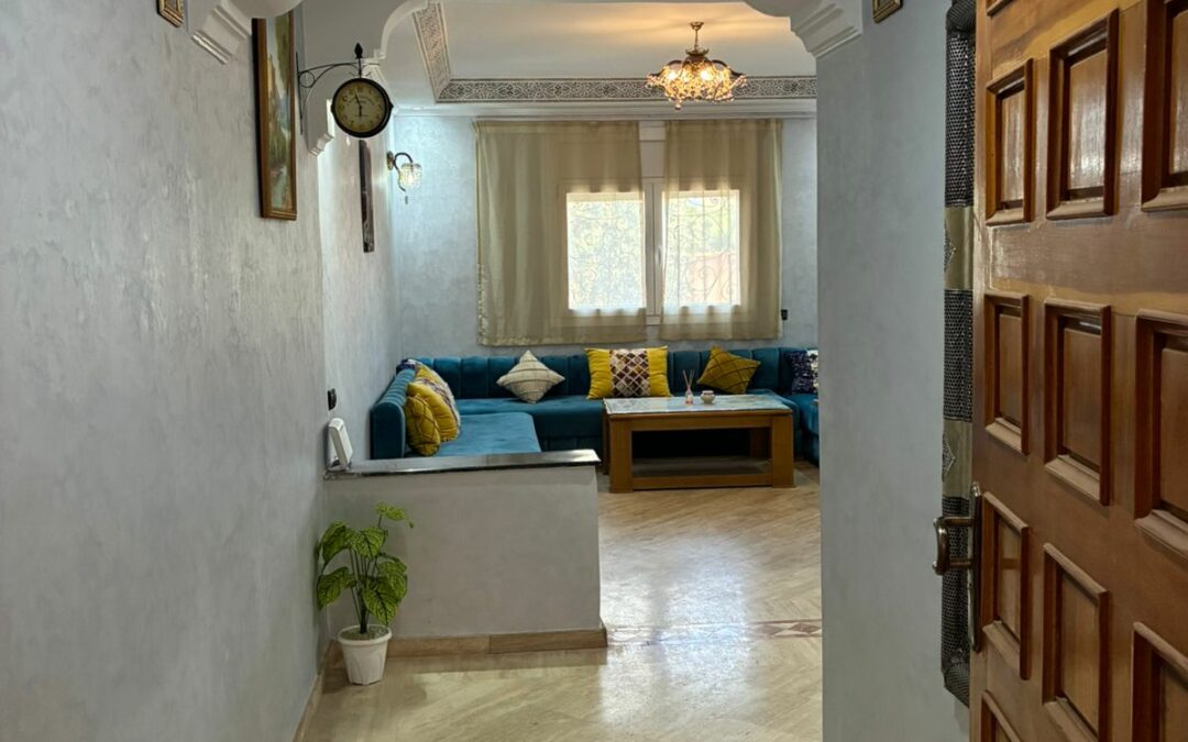 Studio meublé 1 chambre en résidence sécurisée avec piscine à Route de Casa