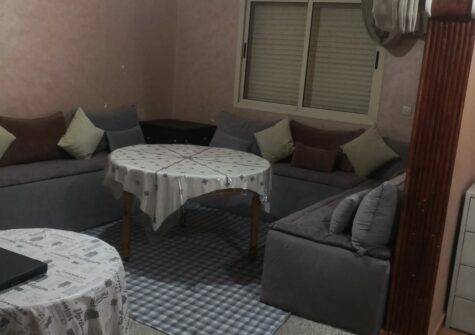 *Appartement vide 2 chambres en résidence sans piscine à route d&rsquo;Essaouira