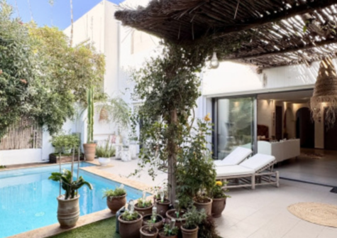 Villa de luxe 5 chambres avec piscine en bord de golf proche de la mer à Agadir