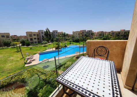 Appartement meublé 3 chambres en résidence sécurisée avec piscine et golf à Prestigia