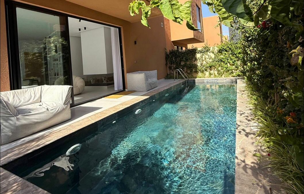 Villa meublée 4 suites avec piscine chauffée à route d&rsquo;Amizmiz km6