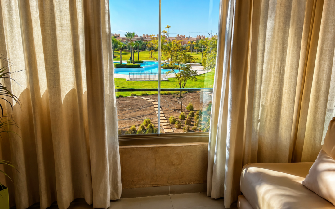 Appartement meublé 2 chambres en résidence sécurisée avec piscine et golf à Prestigia