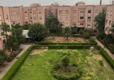 Appartement vide 2 chambres en résidence sécurisée à route d&rsquo;Essaouira